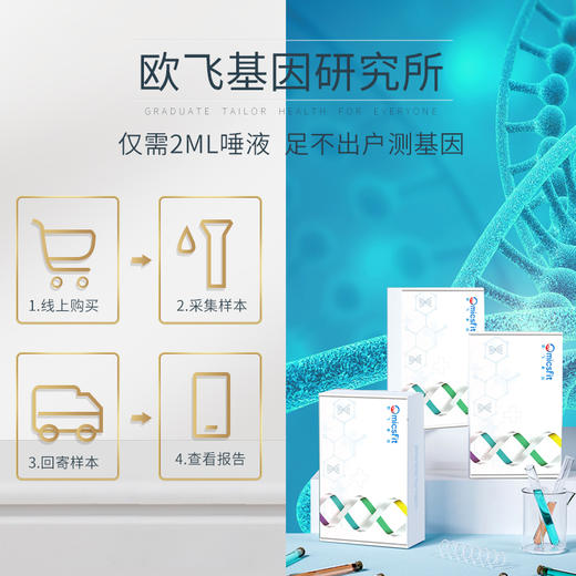 欧飞基因  私人订制基因营养套餐【三个月】【送基因检测】 商品图3