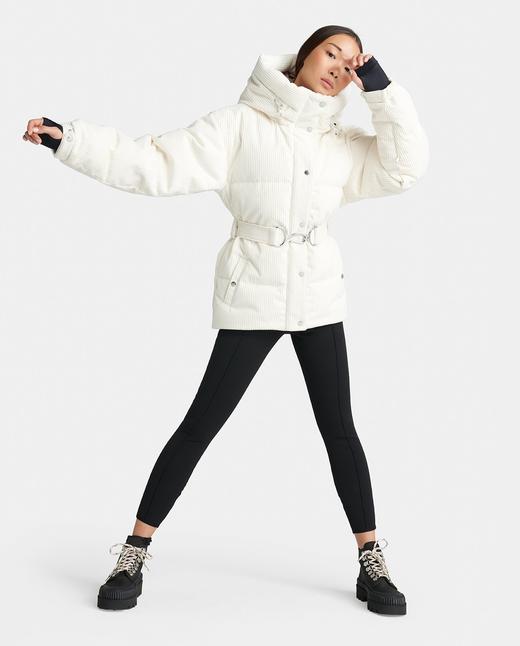 Cordova - Mammoth Corduroy Belted Jacket - White 女装 滑雪夹克 白色 商品图4