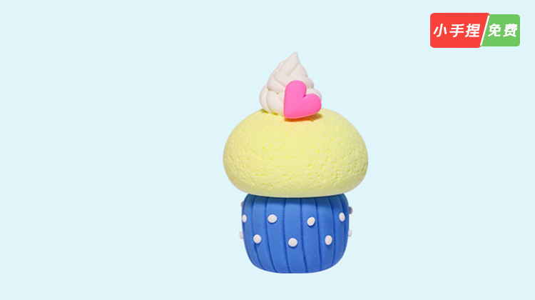 杯子蛋糕丨粘土教程