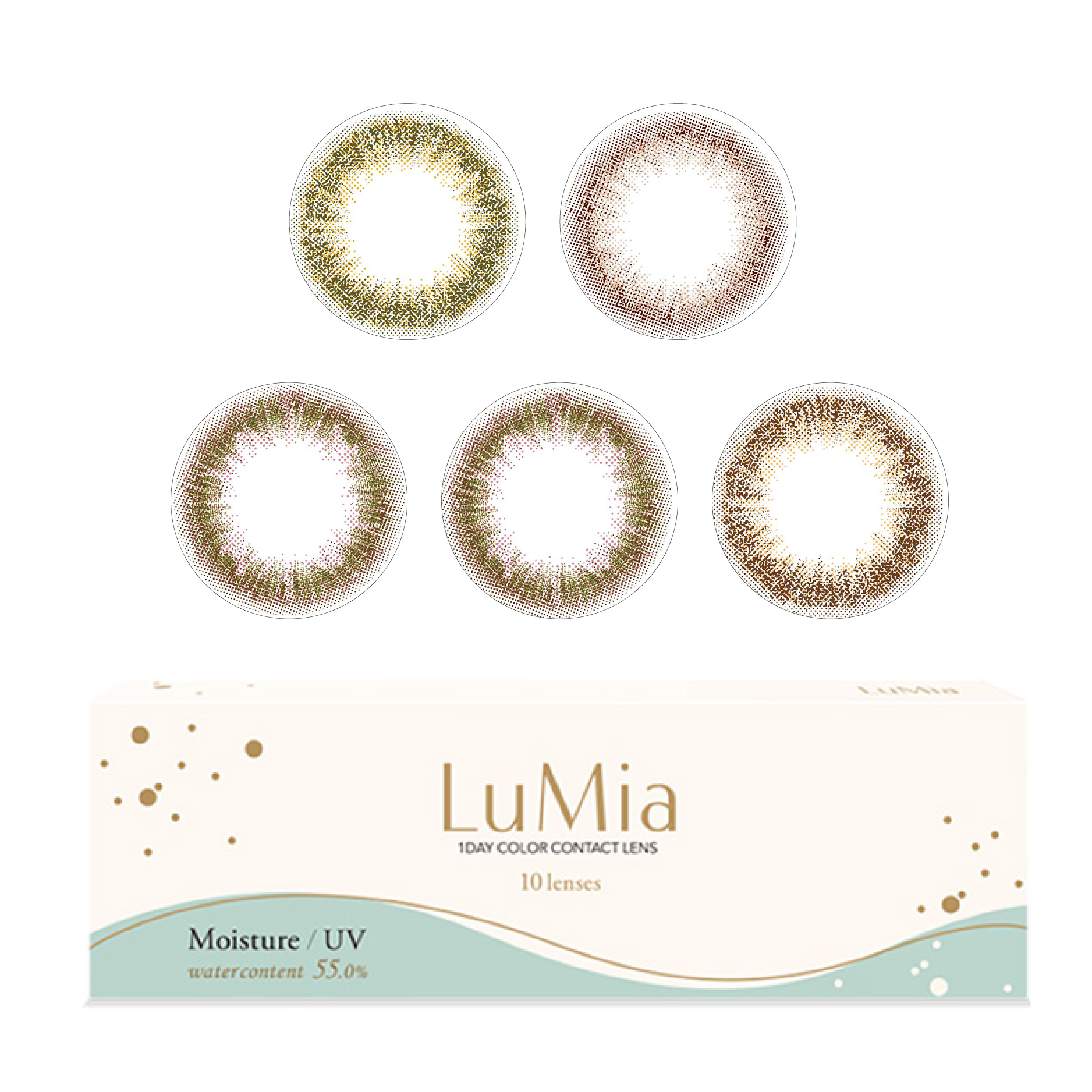 「西安保税仓发货」  Lumia 日抛 一盒10片 日本隐形眼镜美瞳