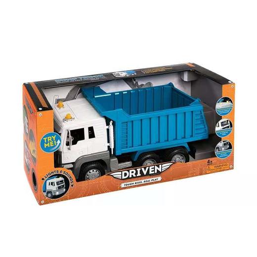 美国Driven 儿童自卸车装卸模型仿真玩具车工程车声光男孩小型礼物 4岁 + 商品图0