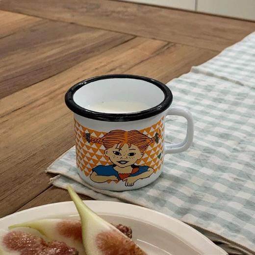 muurla搪瓷杯 长袜子皮皮儿系列 芬兰原装进口咖啡杯马克杯水杯 150ml 250ml 370ml |百里居 商品图11