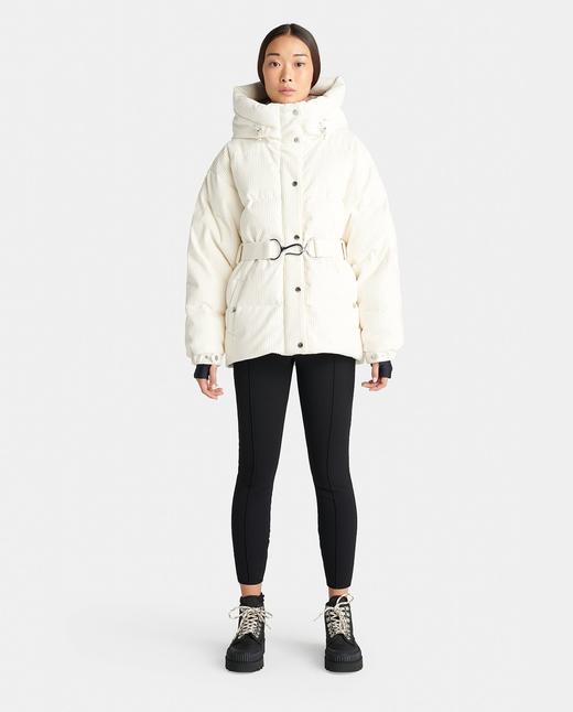 Cordova - Mammoth Corduroy Belted Jacket - White 女装 滑雪夹克 白色 商品图1