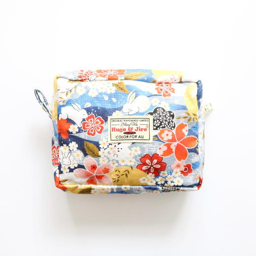 HUJI祤集Motley收纳包风の花樱花兔 商品图0