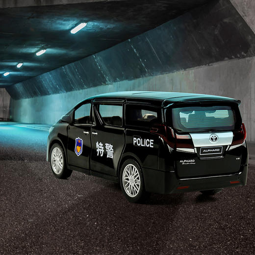 【城市英雄】1:29丰田埃尔法警车 商品图3