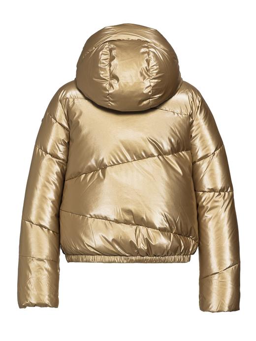 Goldbergh - Balloon, Ladies Knitted Jacket - Gold - 女装 - 滑雪夹克 - 金色 商品图3