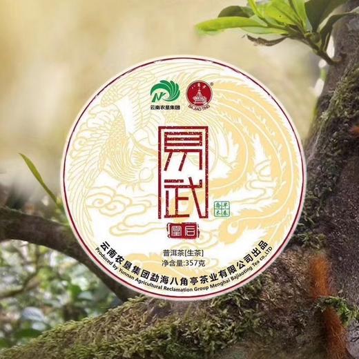 八角亭2017易武凰后麻黑老树生普洱茶饼357g