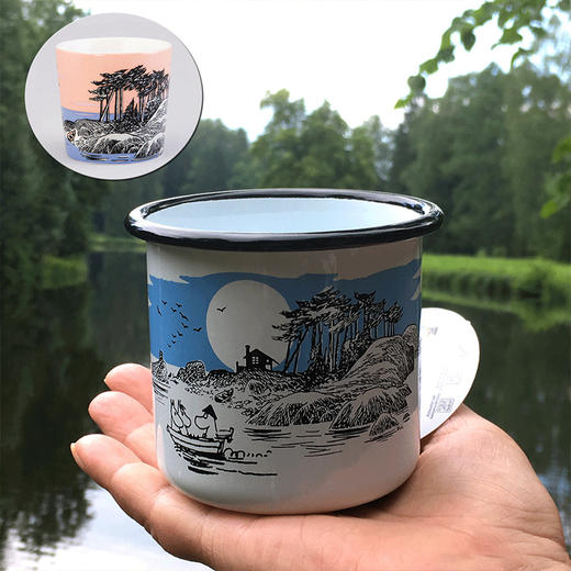 芬兰muurla搪瓷杯 姆明系列370ml多款 欧洲美学典范 童趣而复古 芬兰进口 马克杯 |百里居 商品图8