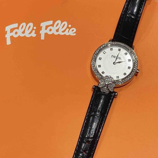 芙丽芙丽/Folli Follie 镶钻四叶草皮手表 商品图0