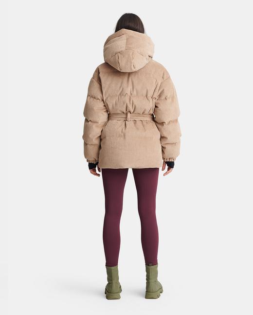 Cordova - Mammoth Corduroy Belted Jacket - Brown 女装 滑雪夹克 棕色 商品图4