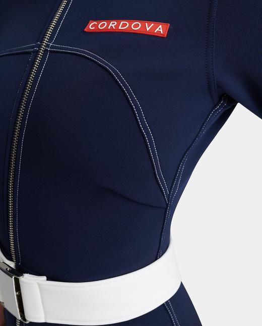 Cordova - Les Arcs Ski Suit With Stichings  - Blue 女装 连体滑雪服 蓝色 商品图7