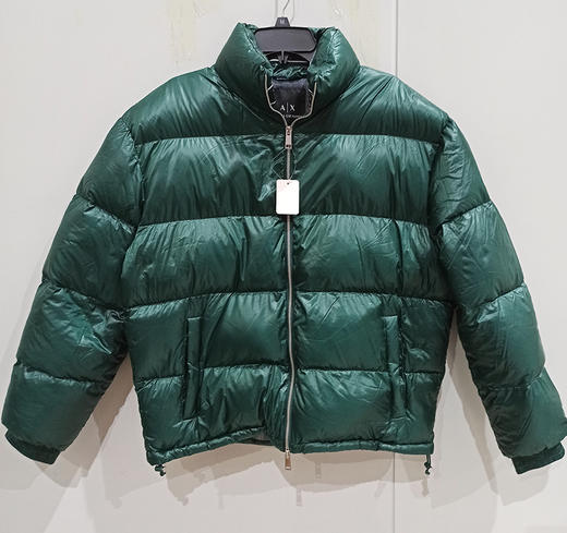 瑕疵  Armani Exchange/AX  男士秋冬纯色亮面立领羽绒服外套 商品图1