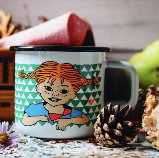 muurla搪瓷杯 长袜子皮皮儿系列 芬兰原装进口咖啡杯马克杯水杯 150ml 250ml 370ml |百里居 商品图10