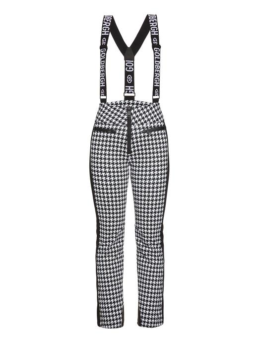 Goldbergh - Lily, Ladies Knitted Ski Pant - White - 女装 - 滑雪裤 - 白色/黑色 商品图1