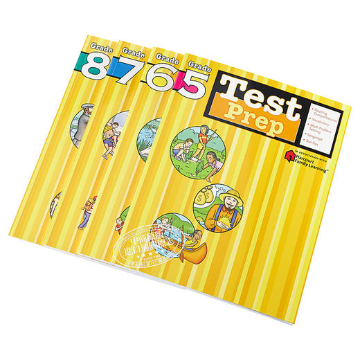 【中商原版】FLASHKIDS预测卷5-8年级 Test Prep Grade 5-8 进口教材 亲子英文 英语学习 课外练习 英文原版 商品图2