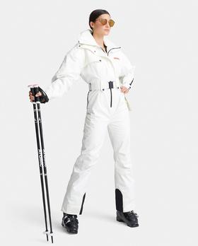 Cordova - Teton Oversize Dropped Shoulder Ski Suit - White 女装 连体滑雪服 白色