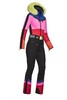 Goldbergh - Pearl Ladies Knitted Jumpsuit Real Fox Fur Yellow - Multicolor - 女装 - 连体滑雪服 - 多色 商品缩略图1