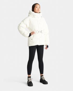 Cordova - Mammoth Corduroy Belted Jacket - White 女装 滑雪夹克 白色