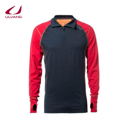 ULVANG 于尔旺 北欧进口户外美利奴羊毛男士跑步休闲高领T恤57131 商品图4