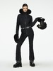 Goldbergh - Empress Jumpsuit Real Fox Fur Ladies Knitted - BLACK - 女装 - 连体滑雪服 - 黑色 商品缩略图0