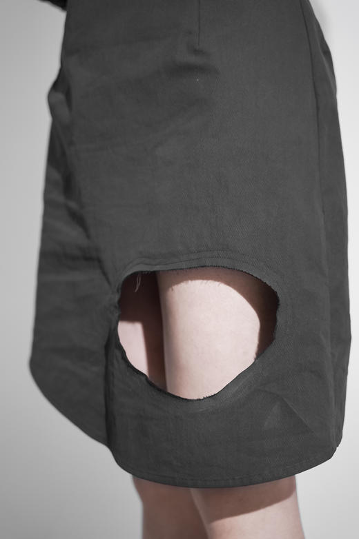 不对称镂空短裙-十点睡觉X张宇飞 商品图3