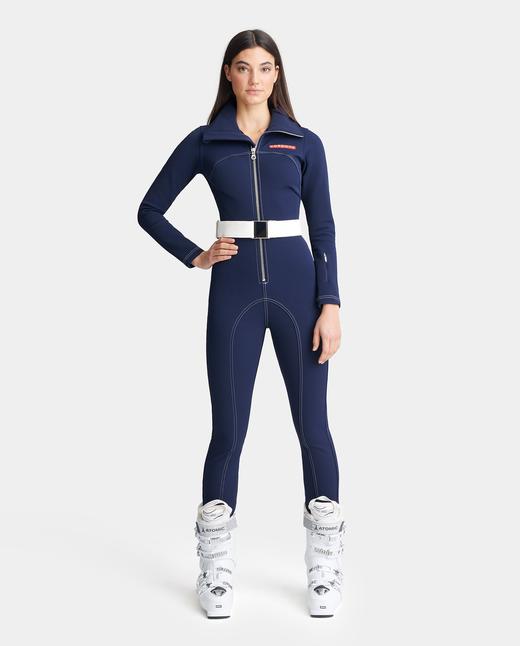 Cordova - Les Arcs Ski Suit With Stichings  - Blue 女装 连体滑雪服 蓝色 商品图1