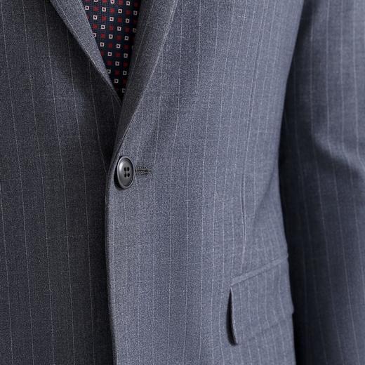 【特价】柒牌男装套西商务时尚男士条纹质感套装西服简约儒雅	119C73030 商品图3