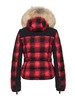Goldbergh - Trapper Jacket Real Artic Raccoon Fur Ladies Woven - Multicolor - 女装 - 滑雪夹克 - 黑色/红色 商品缩略图2