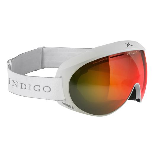 Indigo - Voggles Goggles Asian Fit - Mirror Red White 配件 护目镜 白色/透明粉红 商品图0