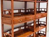 红桥红  家具严选  缅甸花梨（大果紫檀）  【198双抽屉 罗锅枨围栏 明式书架】 商品缩略图3