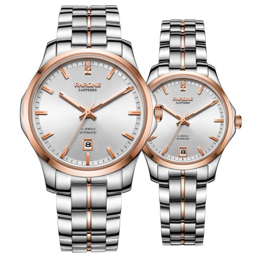 RARONE雷诺表高光系列机械对表884008 商品图3