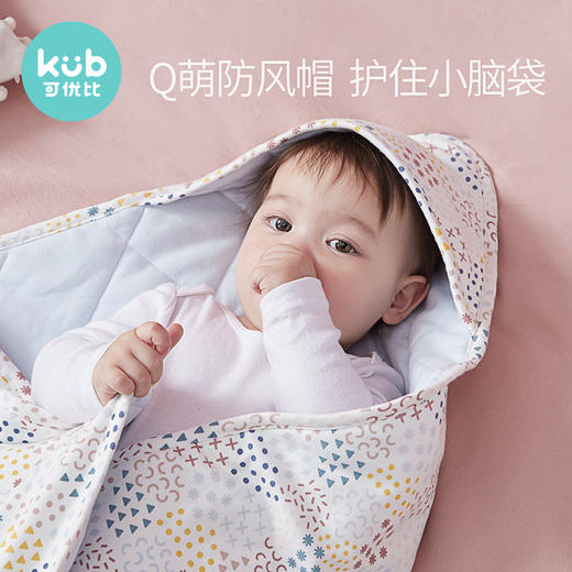 可优比包被婴儿初生纯棉秋冬初生婴儿襁褓新生婴儿抱被产房 商品图4