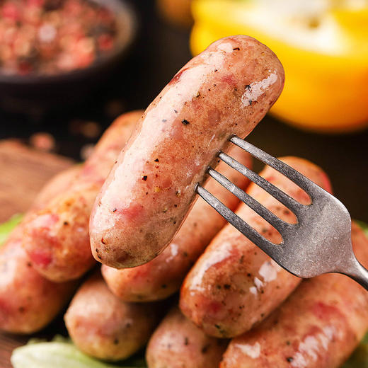 【Q弹香脆！火山石烤肠】台式风味地道热狗肠，肥瘦肉黄金配比，Q弹香脆，吃完还想吃！原味黑胡椒香肠，年夜饭送礼物优选～放心吃进口中食品七夕情人节健康 商品图0