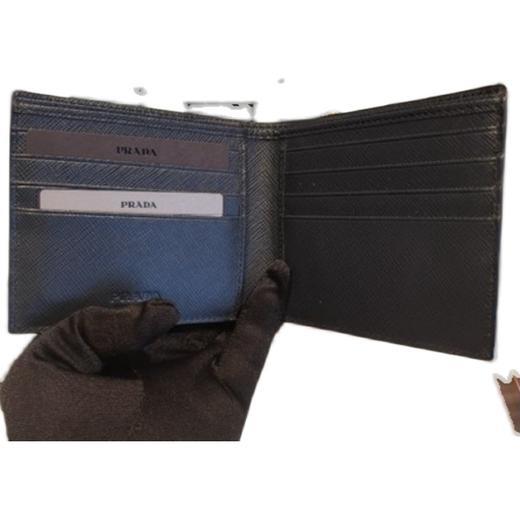奥莱Prada Saffiano皮革双折钱包（海军）2MO513 QME F0216JPY带授权招加盟代理 商品图4