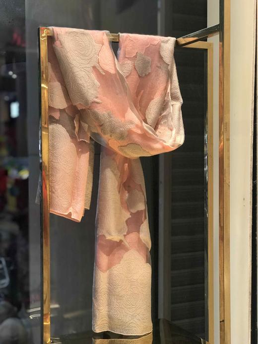 优品堂《吊染玫瑰》丝毛长巾、披肩 商品图5