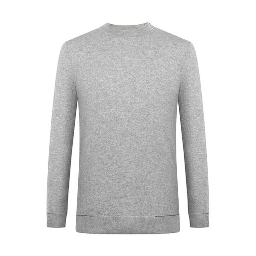 【特价】100%纯羊绒柒牌男装薄毛衫秋冬新款圆领保暖弹力青年长袖毛衣	119Y70330 商品图3