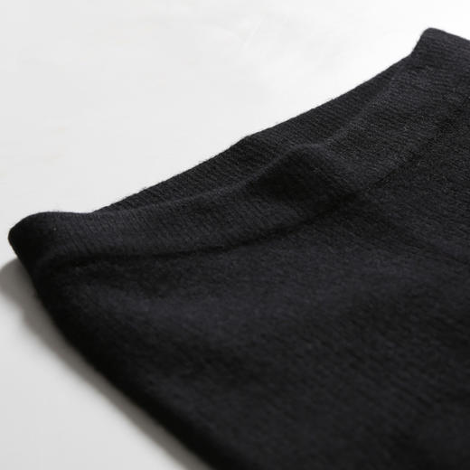 羊绒世家秋冬女弹力加厚羊绒保暖裤修身显瘦黑色冬高腰打底秋裤 商品图5