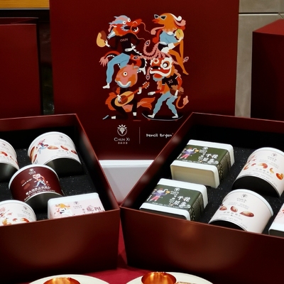 沈爷的宝贝 春山喜食好事会 huā 生六六大顺礼盒 坚果干果零食 年货大礼盒