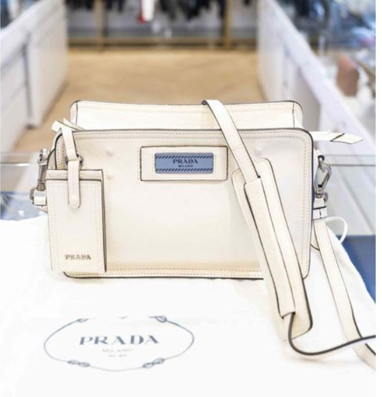奥莱普拉达（Prada）礼仪相机包Bianco 1BH114-PEO-F0SCCJPY带授权招加盟代理