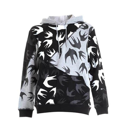 McQ 麦昆男装 秋冬新款经典燕子刺绣连帽卫衣 混色 620705 RPT49 1073 商品图0