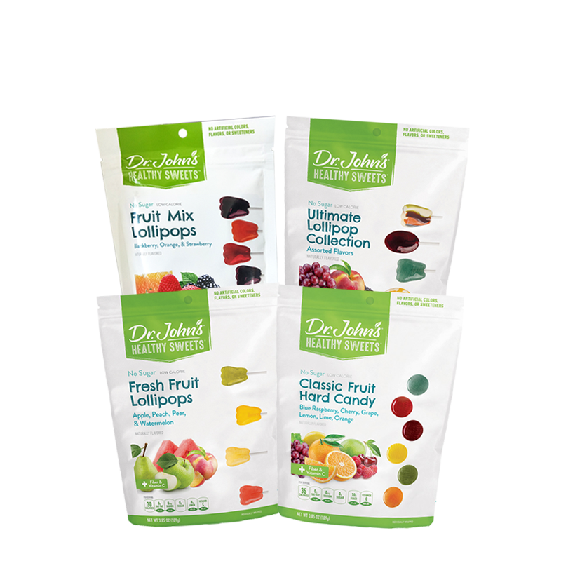 约翰博士Dr.John‘s儿童棒棒糖健康护齿木糖醇糖果3种口味