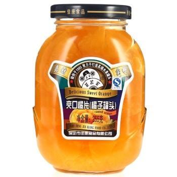 【罐头】芝麻官罐头橘子罐头255g 商品图0