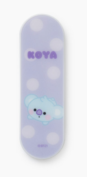 韩国 可爱Line Friends BT21 KOYA BABY手机固定棒现货JPY带授权招加盟代理
