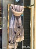 优品堂“芳菲依梦”，真丝羊毛混纺刺绣长丝巾羊毛巾 商品缩略图4