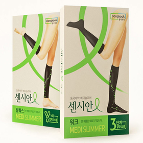 韩国Dongkook Medi Slimmer 美腿袜缓解压力袜打底袜 无脚/有脚JPY带授权招加盟代理