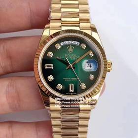 『Noob Maker』18k包金版本NOOB劳力士星期日志型36终极版原版3255自动机械机芯128238系列腕表，大号40毫米，中号36毫米直径，研发耗时一年半，原版1比1开模，完美无破绽‼️‼️