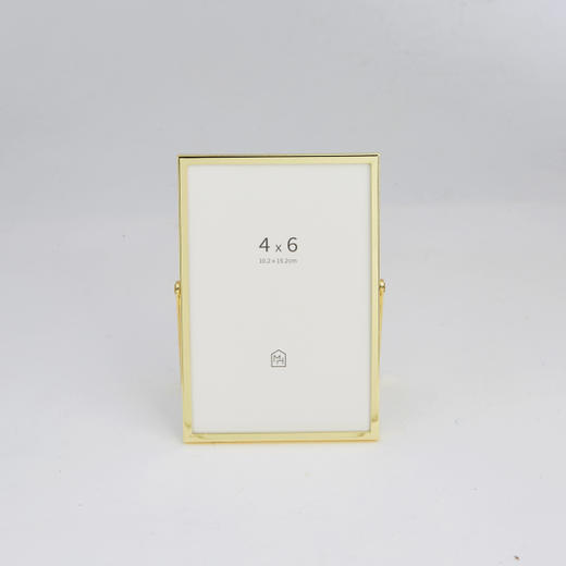 [现代房屋] 新款 韩国 金色金属框架 照片框架 摆件 4x6JPY带授权招加盟代理 商品图0