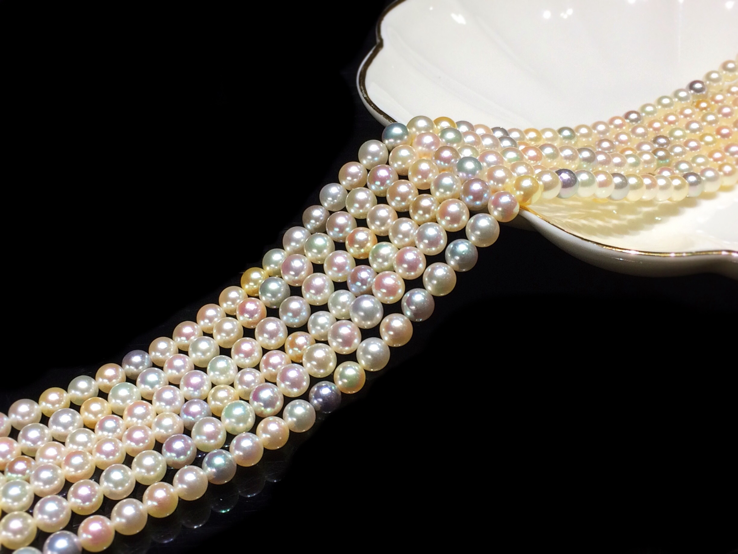 【071】配日本彩凛大证书·5-6mmakoya皇后珍珠项链·真珠盛宴