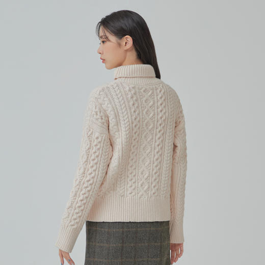 MIXXO韩国纯色秋冬高领宽松款毛衣加厚JPY带授权招加盟代理 商品图2