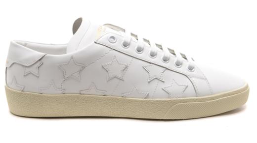 奥莱圣罗兰17FW男士皮革贴片运动鞋（485585_D2600_9030_17F）JPY带授权招加盟代理 商品图0